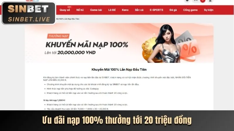 Tiền thưởng chào mừng RR888 Login